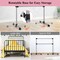 Silver Black Ballet Barre Adjustable Height Dance Practice Equipment